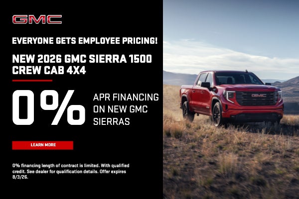 New 2026 GMC Sierra 1500 Crew Cab 4x4