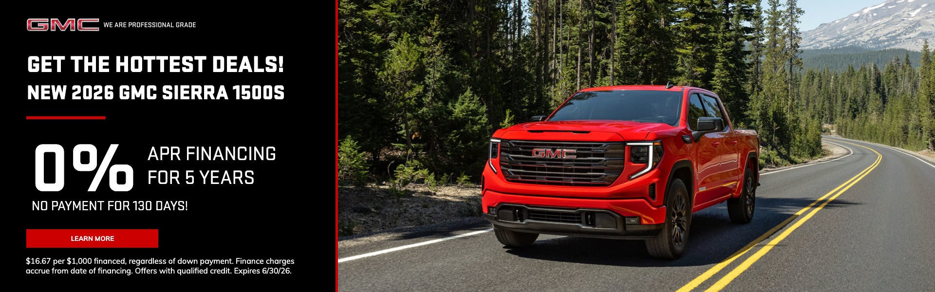 New 2026 GMC Sierra 1500s