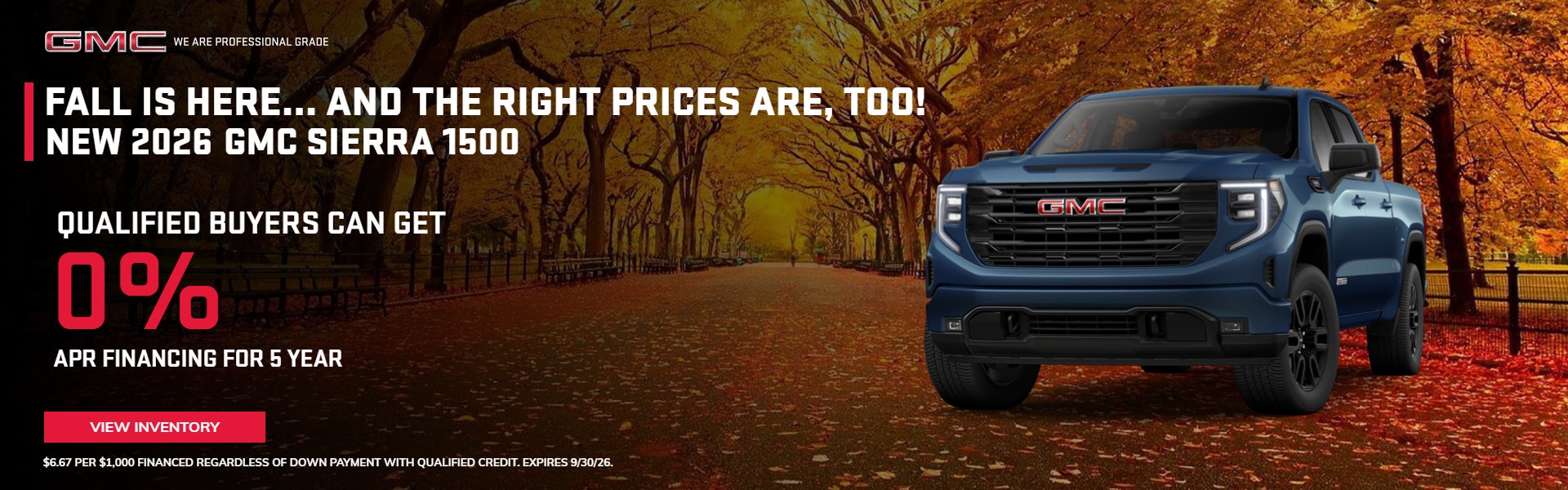 New 2026 GMC Sierra 1500